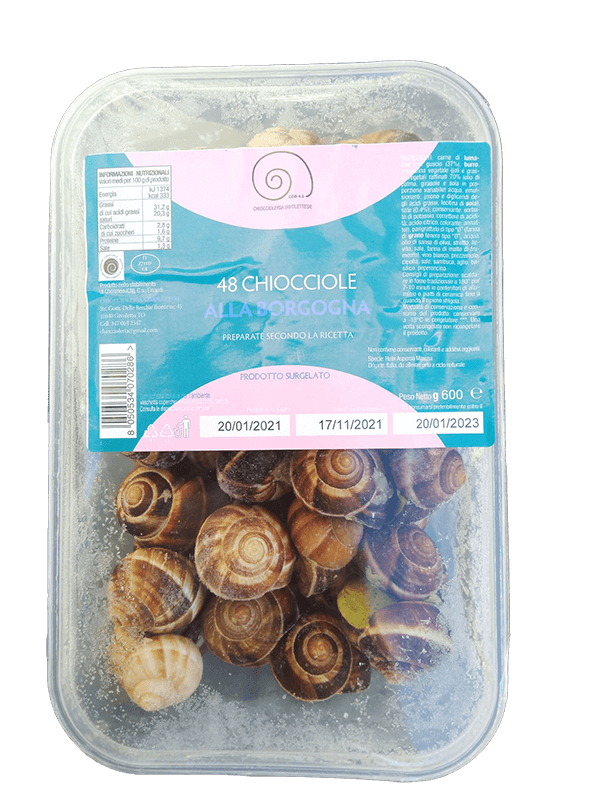 48 Chiocciole alla Borgogna Chioccioleria Givolettese